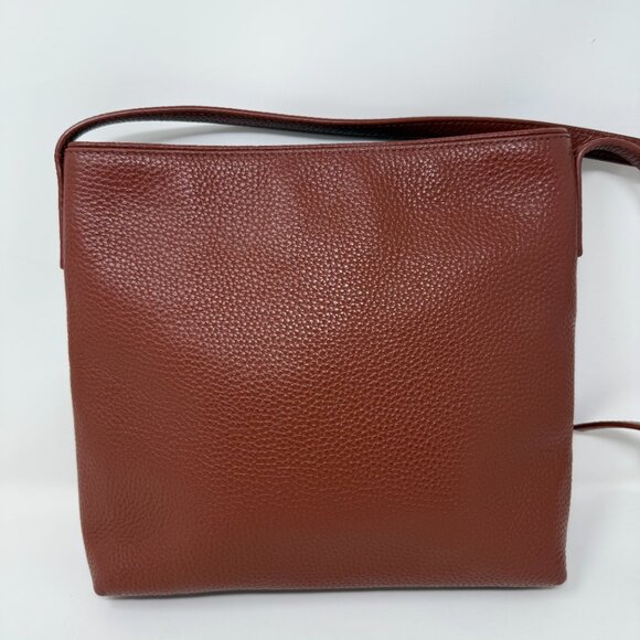 Kate Spade Chester Street Dessi Pebbled Leather Crossbody Handbag Tassel Rust - Picture 3 of 7